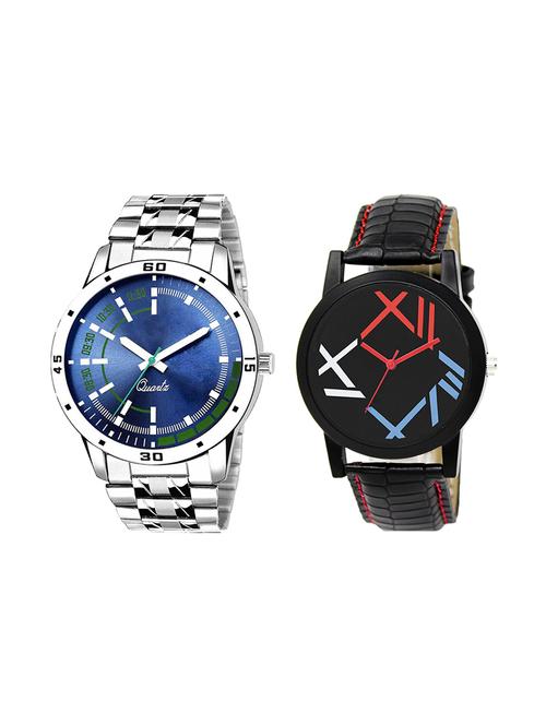 set of 2 analog watch combo(ad-05-lk-12) - 16412268 - Very Small Image - 1
