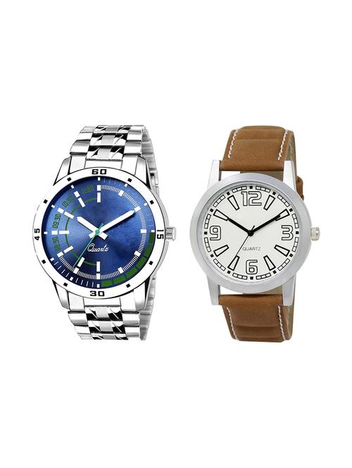 set of 2 analog watch combo(ad-05-lk-15) - 16412271 - Very Small Image - 1