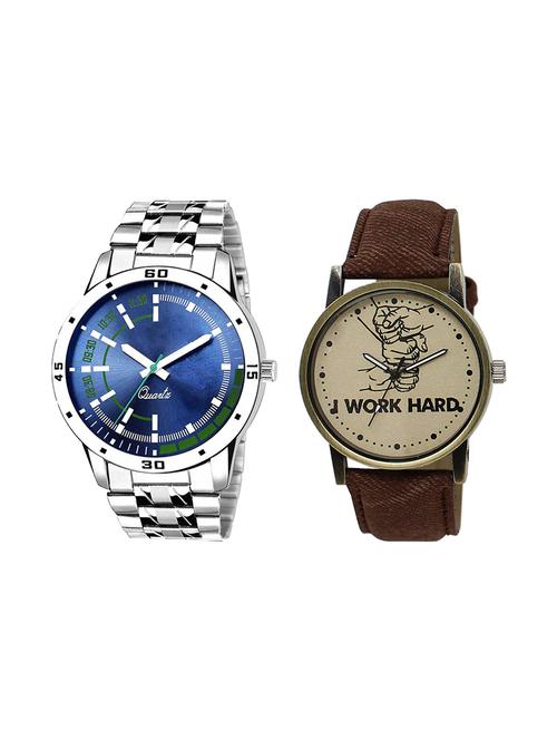 set of 2 analog watch combo(ad-05-lk-29) - 16412289 - Very Small Image - 1