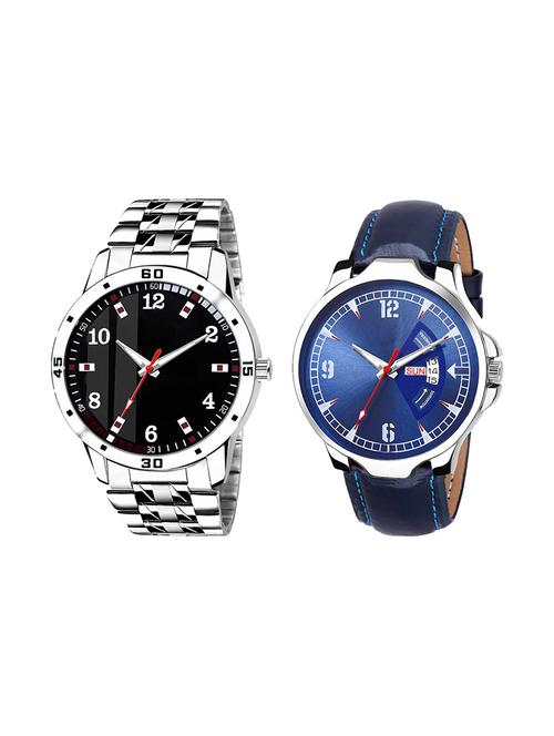 set of 2 analog watch combo(ad-06-jg-03) - 16412323 - Very Small Image - 1