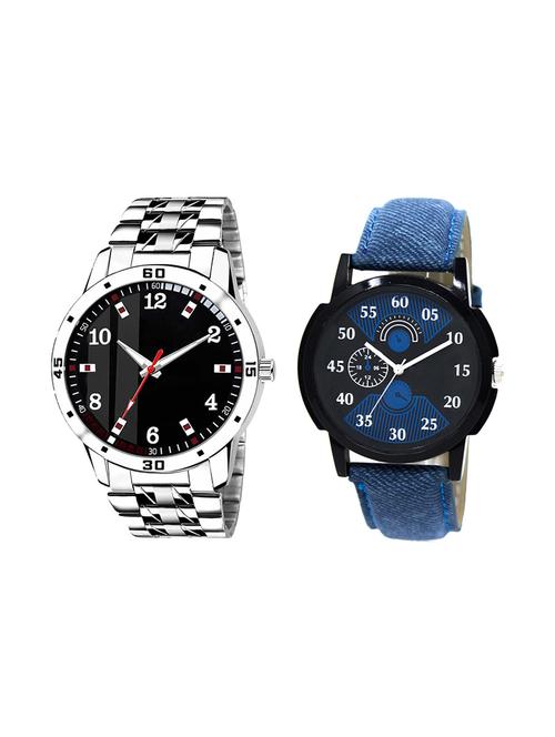 set of 2 analog watch combo(ad-06-lk-02) - 16412330 - Very Small Image - 1