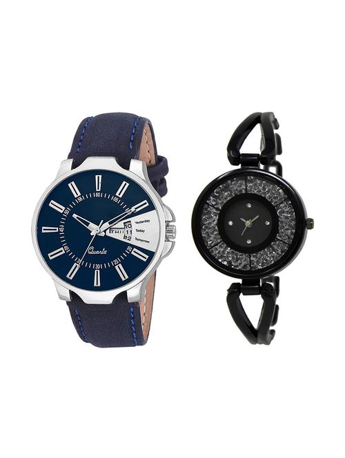 set of 2 analog couple watch (lk-23-211) - 16412333 - Very Small Image - 1