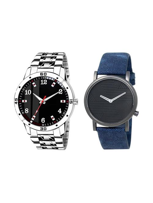 set of 2 analog watch combo(ad-06-lk-35) - 16412372 - Very Small Image - 1