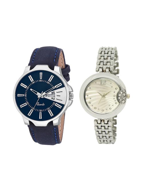 set of 2 analog couple watch (lk-23-227) - 16412379 - Very Small Image - 1