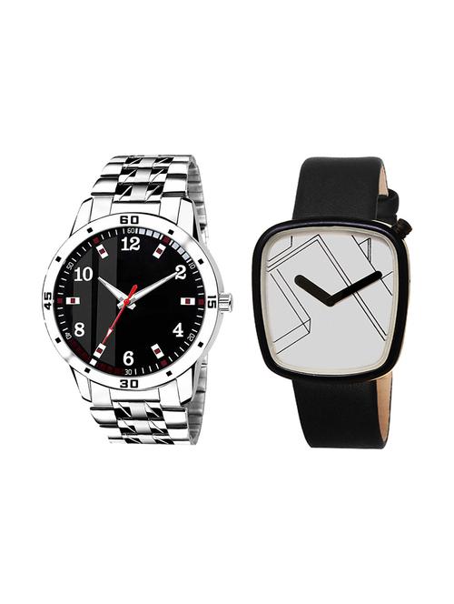 set of 2 analog watch combo(ad-06-lk-43) - 16412381 - Very Small Image - 1