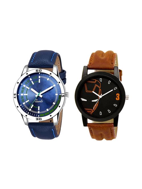 set of 2 analog watch combo(ad-07-lk-04) - 16412407 - Very Small Image - 1