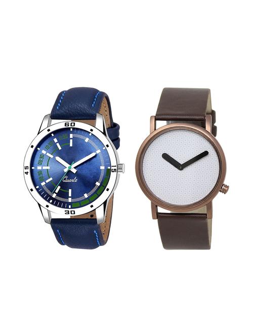 set of 2 analog watch combo(ad-07-lk-36) - 16412450 - Very Small Image - 1