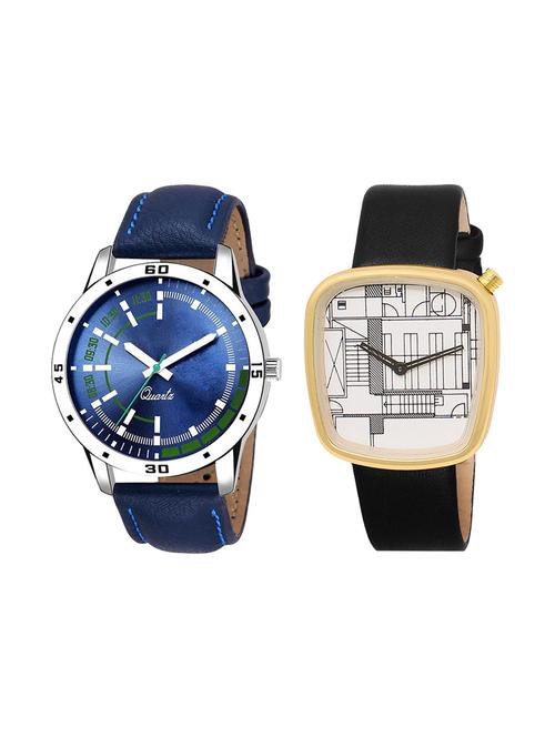 set of 2 analog watch combo(ad-07-lk-42) - 16412457 - Very Small Image - 1