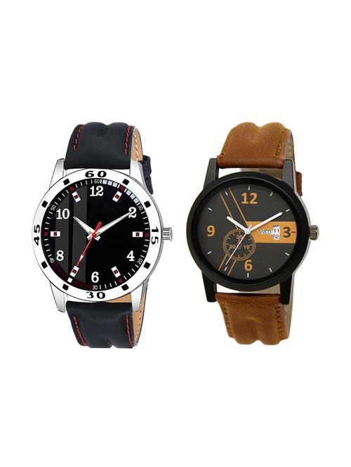set of 2 analog watch combo(ad-08-dd-01) - 16412476 - Very Small Image - 1
