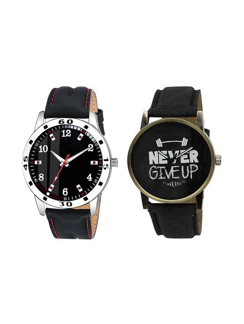 set of 2 analog watch combo(ad-08-lk-27) - 16412515 - Very Small Image - 1