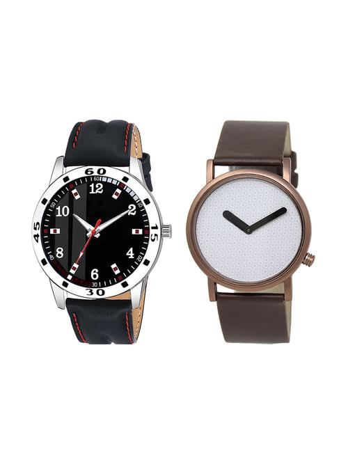 set of 2 analog watch combo(ad-08-lk-36) - 16412527 - Very Small Image - 1