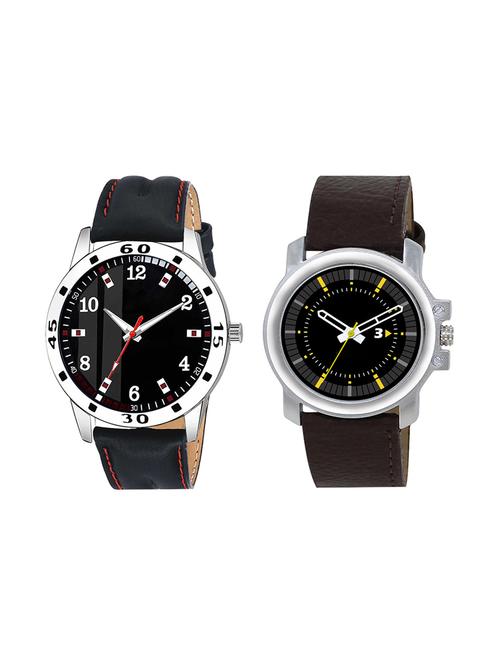 set of 2 analog watch combo(ad-08-lk-44) - 16412537 - Very Small Image - 1