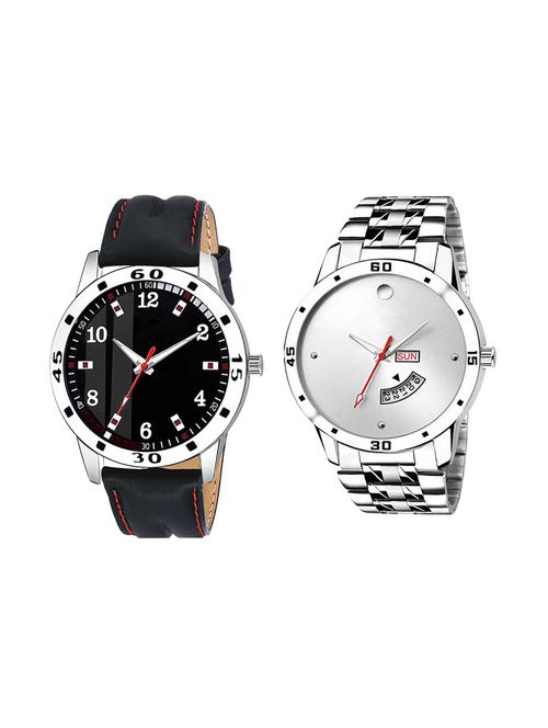 set of 2 analog watch combo(ad-08-lk-103) - 16412541 - Very Small Image - 1