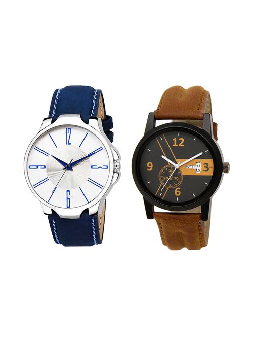 set of 2 analog watch combo(ad-09-dd-01) - 16412554 - Very Small Image - 1