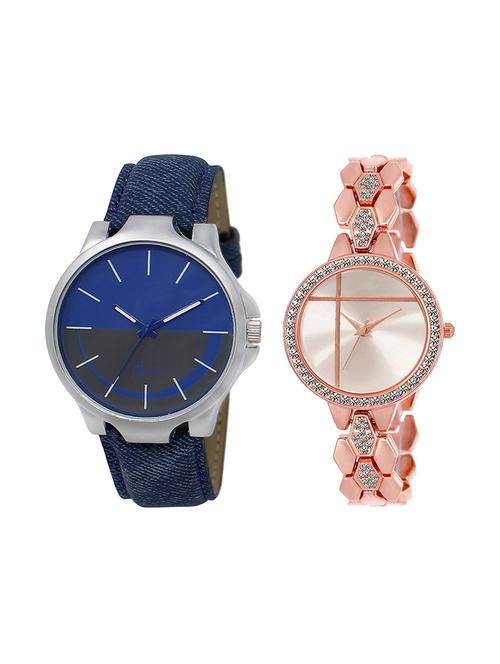 set of 2 analog couple watch (lk-24-242) - 16412576 - Very Small Image - 1