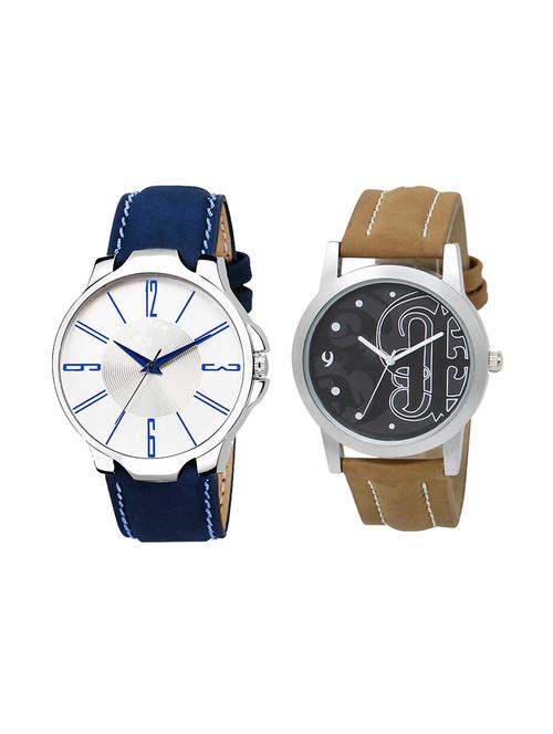 set of 2 analog watch combo(ad-09-lk-14) - 16412578 - Very Small Image - 1