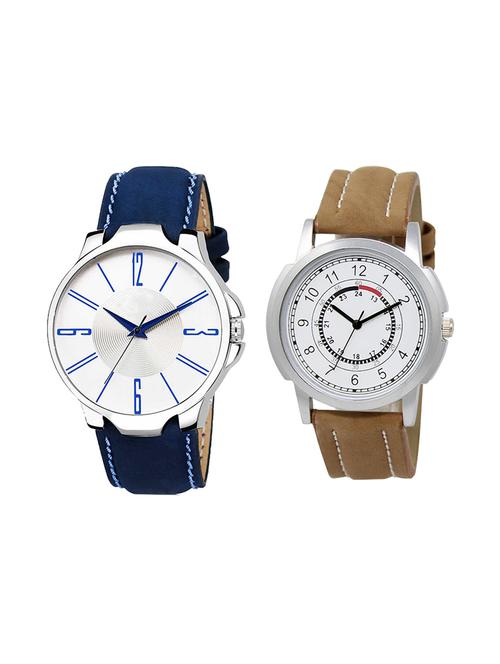 set of 2 analog watch combo(ad-09-lk-17) - 16412582 - Very Small Image - 1