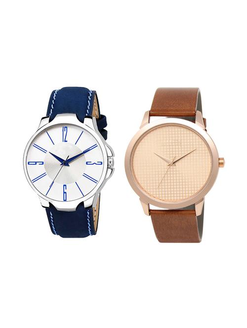 set of 2 analog watch combo(ad-09-lk-34) - 16412610 - Very Small Image - 1