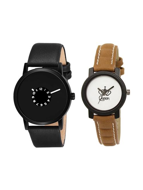 set of 2 analog couple watch (lk-25-209) - 16412619 - Very Small Image - 1