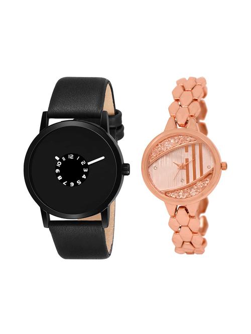 set of 2 analog couple watch (lk-25-222) - 16412636 - Very Small Image - 1
