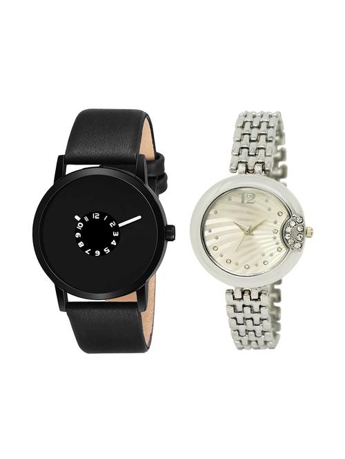 set of 2 analog couple watch (lk-25-227) - 16412649 - Very Small Image - 1