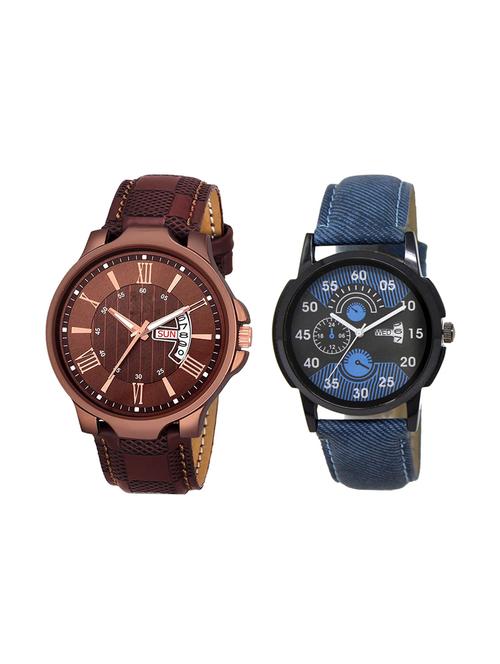 set of 2 analog watch combo(jg-02-dd-02) - 16412734 - Very Small Image - 1