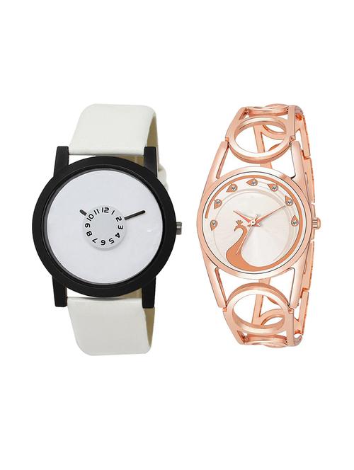 set of 2 analog couple watch (lk-26-232) - 16412762 - Very Small Image - 1