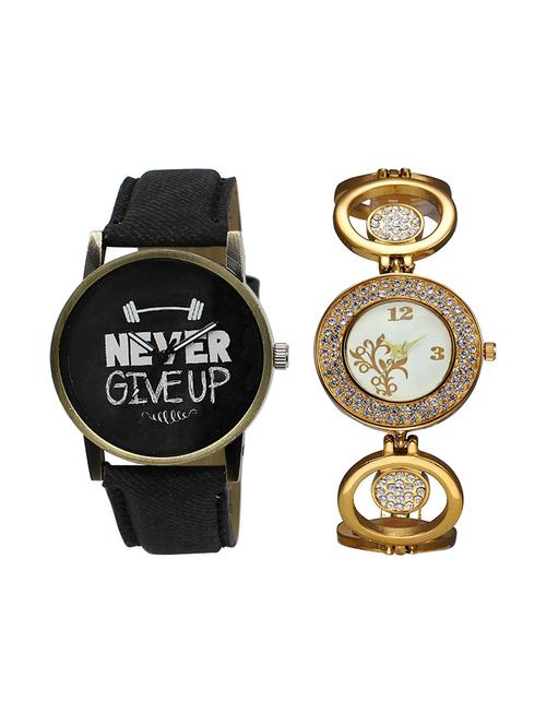 set of 2 analog couple watch (lk-27-204) - 16412815 - Very Small Image - 1