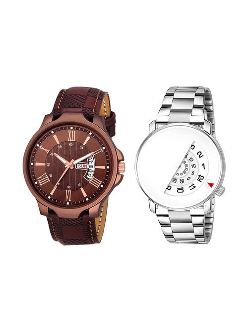 set of 2 analog watch combo(jg-02-lk-106) - 16412816 - Very Small Image - 1