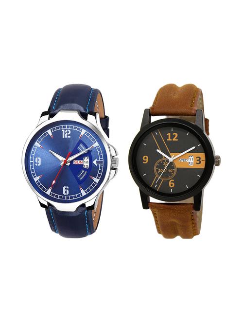 set of 2 analog watch combo(jg-03-dd-01) - 16412821 - Very Small Image - 1