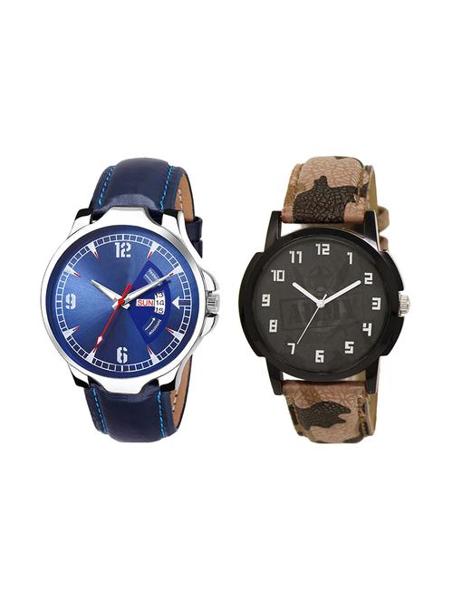 set of 2 analog watch combo(jg-03-lk-03) - 16412828 - Very Small Image - 1