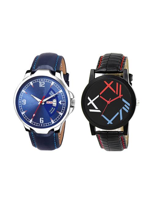 set of 2 analog watch combo(jg-03-lk-12) - 16412843 - Very Small Image - 1