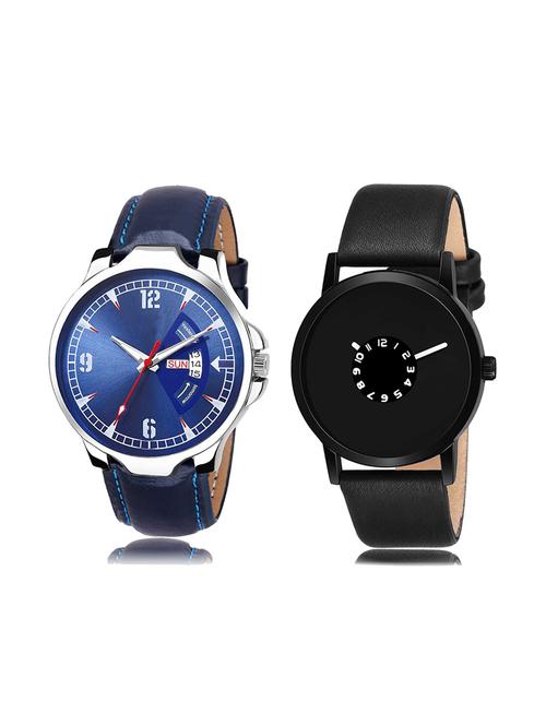 set of 2 analog watch combo(jg-03-lk-25) - 16412865 - Very Small Image - 1