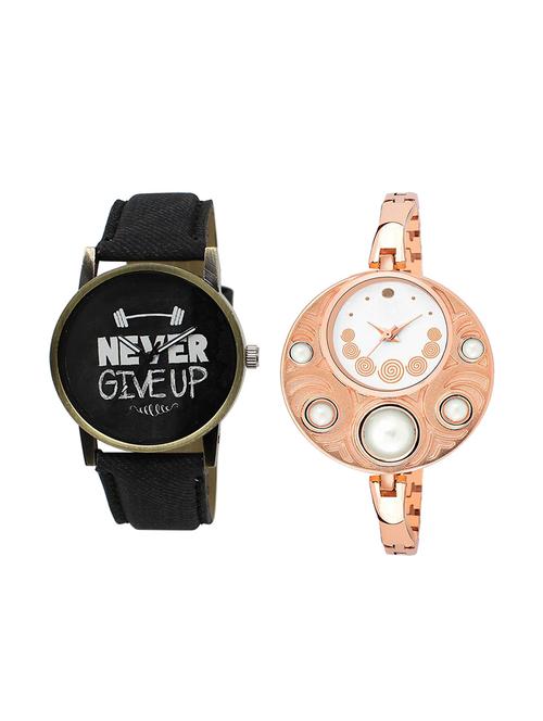 set of 2 analog couple watch (lk-27-246) - 16412894 - Very Small Image - 1