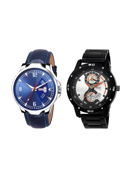set of 2 analog watch combo(jg-03-lk-107) - 16412908 - Very Small Image - 1