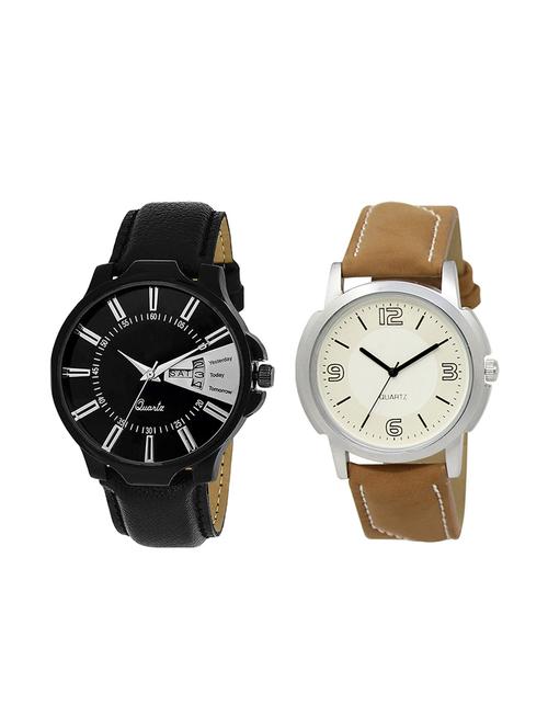 set of 2 analog watch combo(jg-04-lk-16) - 16412939 - Very Small Image - 1