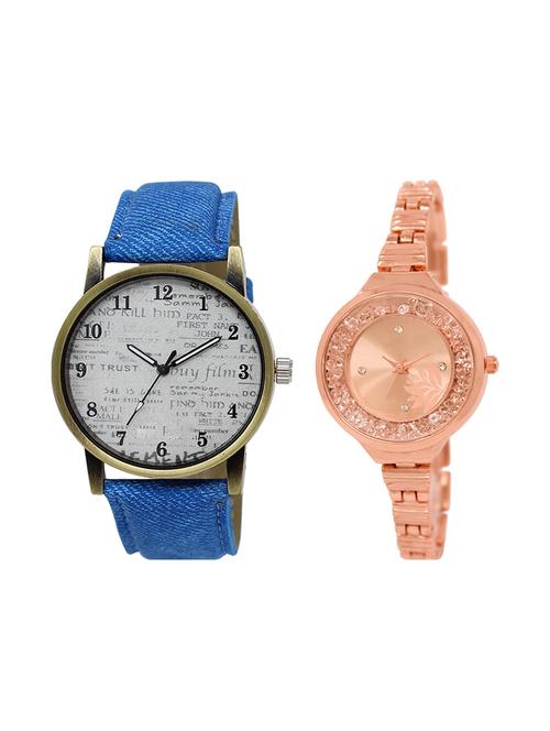 set of 2 analog couple watch (lk-28-225) - 16412947 - Very Small Image - 1