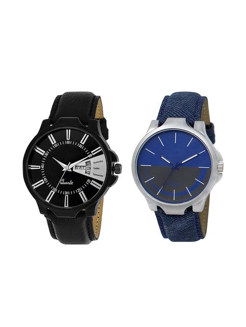 set of 2 analog watch combo(jg-04-lk-24) - 16412953 - Very Small Image - 1