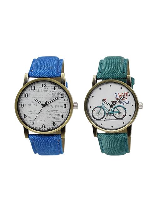 set of 2 analog couple watch (lk-28-229) - 16412957 - Very Small Image - 1