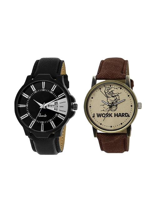 set of 2 analog watch combo(jg-04-lk-29) - 16412961 - Very Small Image - 1