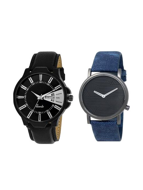set of 2 analog watch combo(jg-04-lk-35) - 16412971 - Very Small Image - 1