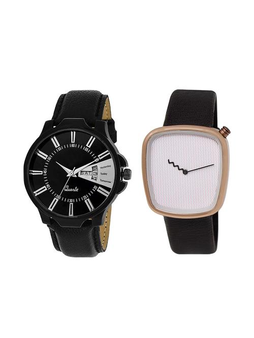set of 2 analog watch combo(jg-04-lk-41) - 16412980 - Very Small Image - 1