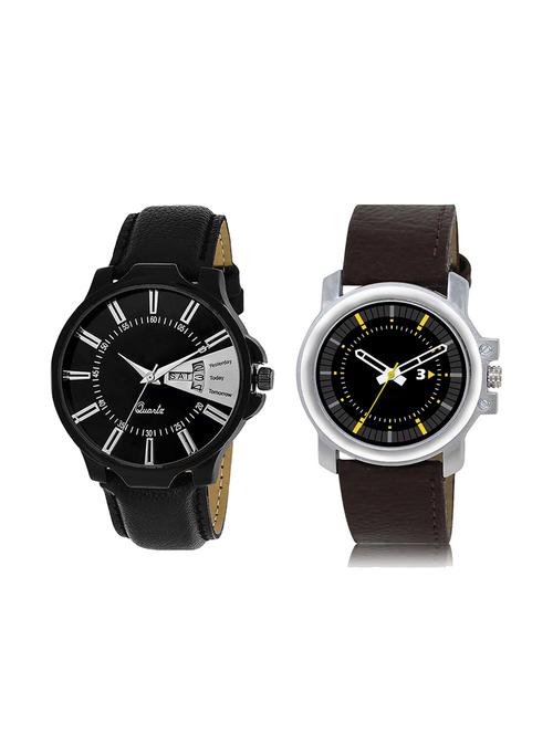 set of 2 analog watch combo(jg-04-lk-44) - 16412985 - Very Small Image - 1