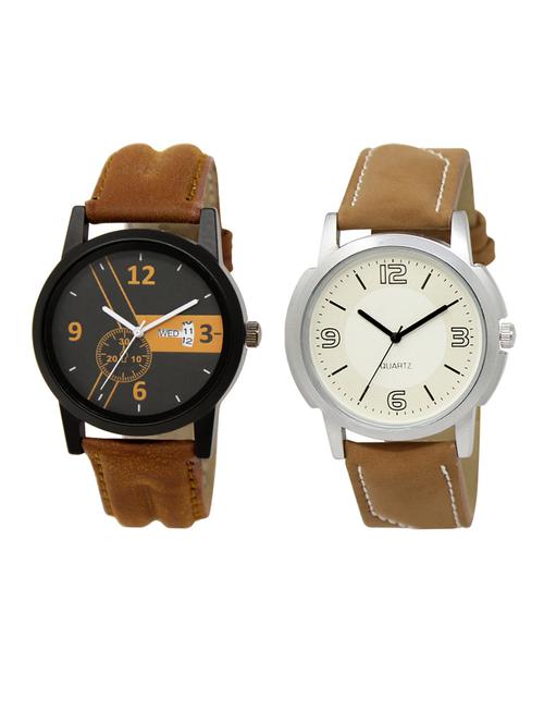 set of 2 analog watch combo(dd-01-lk-16) - 16413026 - Very Small Image - 1