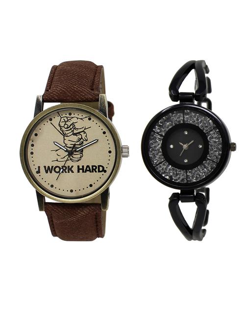 set of 2 analog couple watch (lk-29-211) - 16413028 - Very Small Image - 1