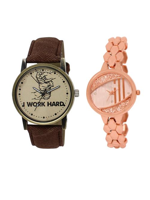 set of 2 analog couple watch (lk-29-222) - 16413040 - Very Small Image - 1