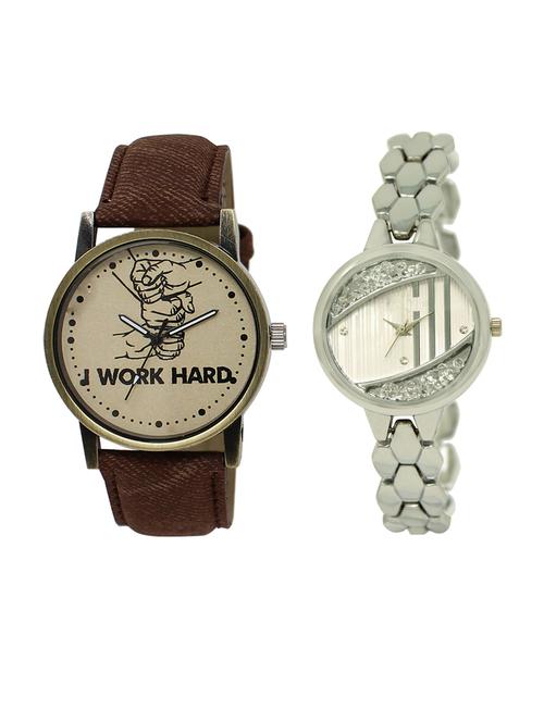 set of 2 analog couple watch (lk-29-223) - 16413042 - Very Small Image - 1