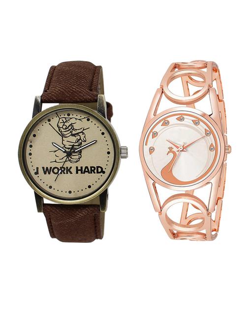 set of 2 analog couple watch (lk-29-232) - 16413060 - Very Small Image - 1