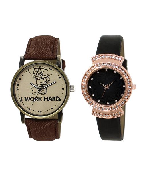set of 2 analog couple watch (lk-29-244) - 16413084 - Very Small Image - 1