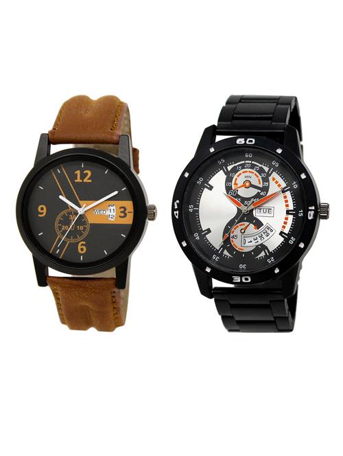 set of 2 analog watch combo(dd-01-lk-107) - 16413086 - Very Small Image - 1